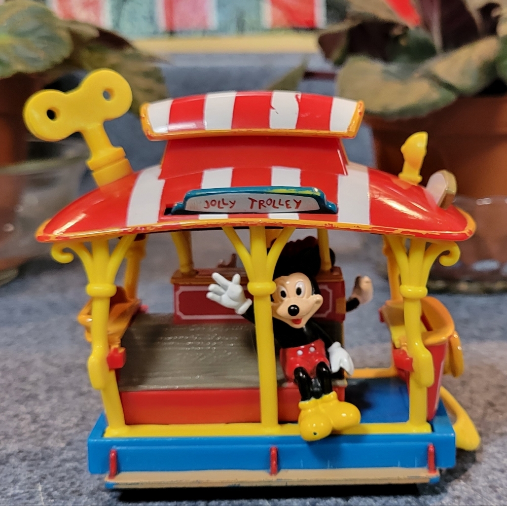 1993 Disney Theme Park Jolly Trolley toy